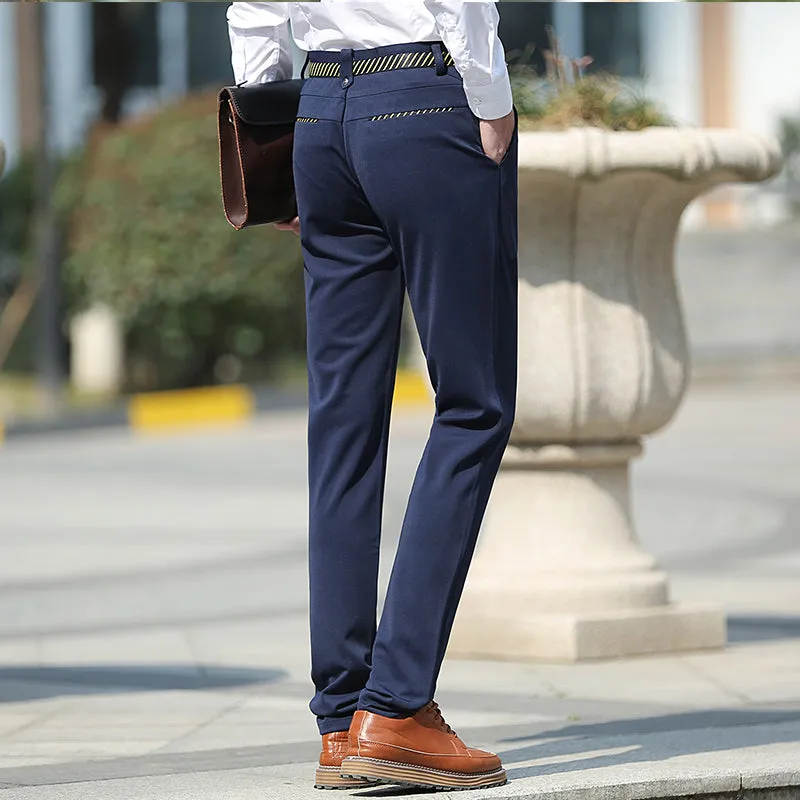 Angelo Ricci™ Brand Straight Business Casual Pants