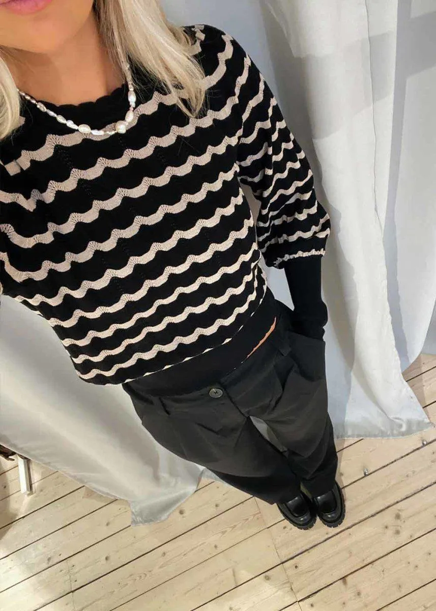 AnkerMD wide pants - Black