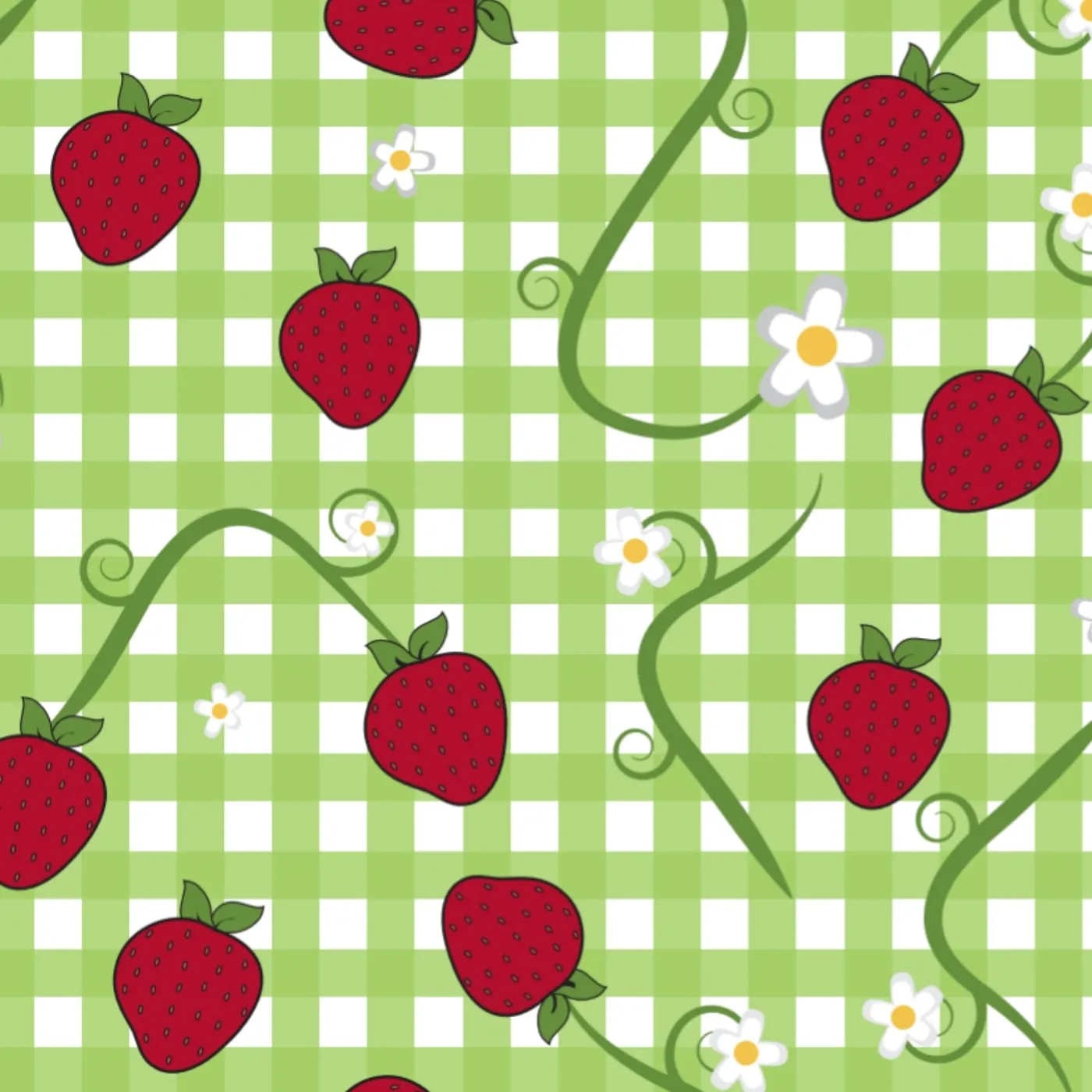 Berry Picnic Swishy Skirt With Pockets