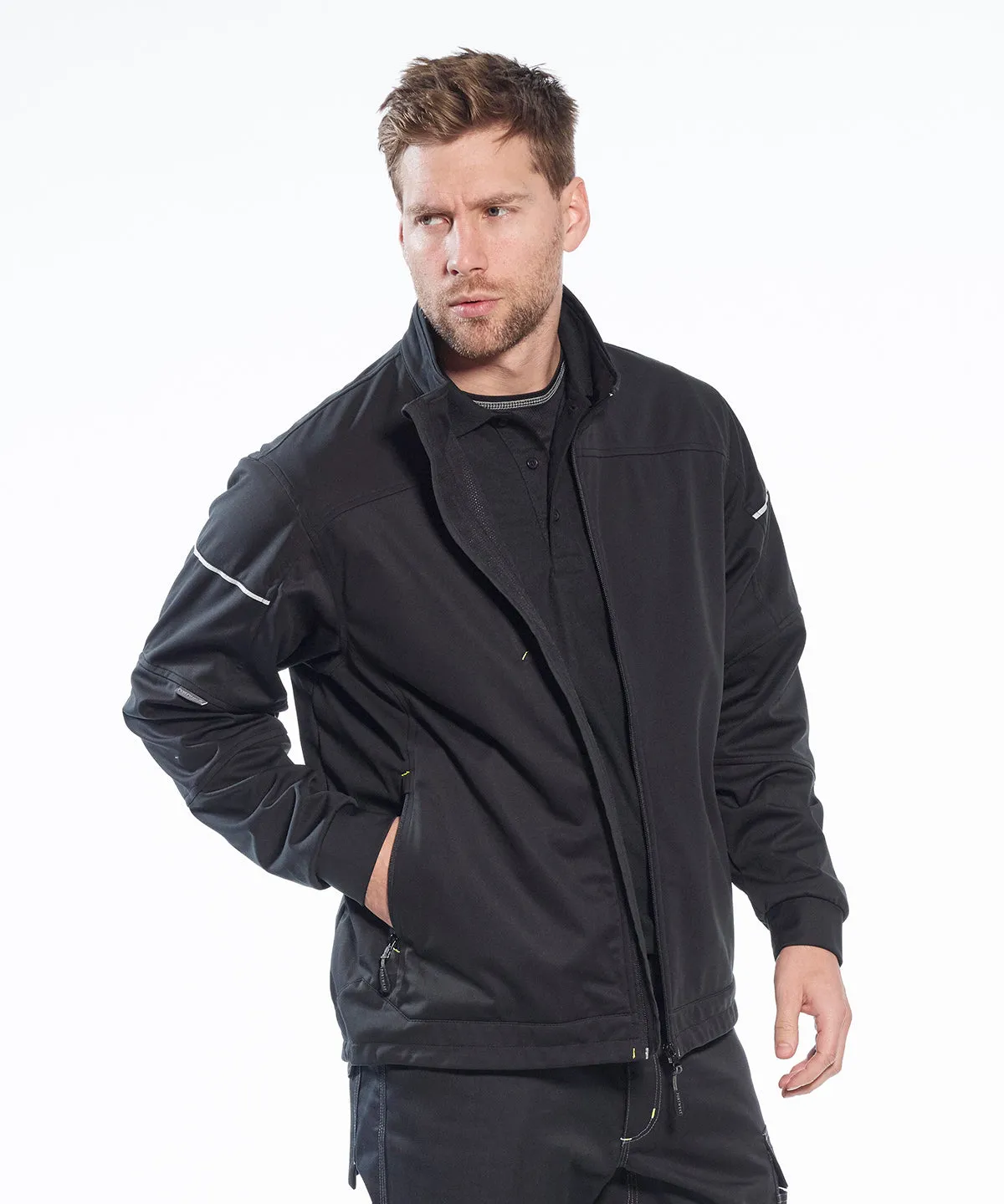 Black - PW3 flex shell jacket (T620)