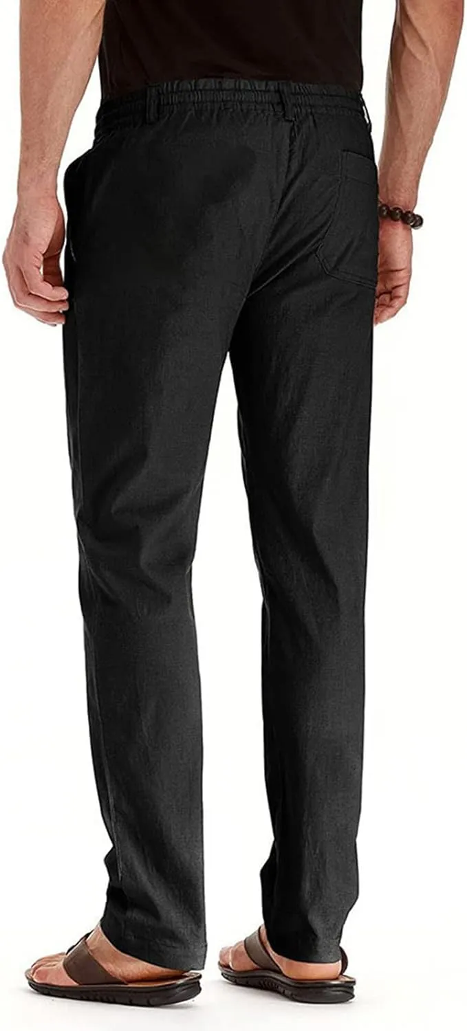 Cargo Pants for Men Relaxed Fit Pants for Men Mens Autumn and Winter High Street Fashion Leisure Loose Sports Running