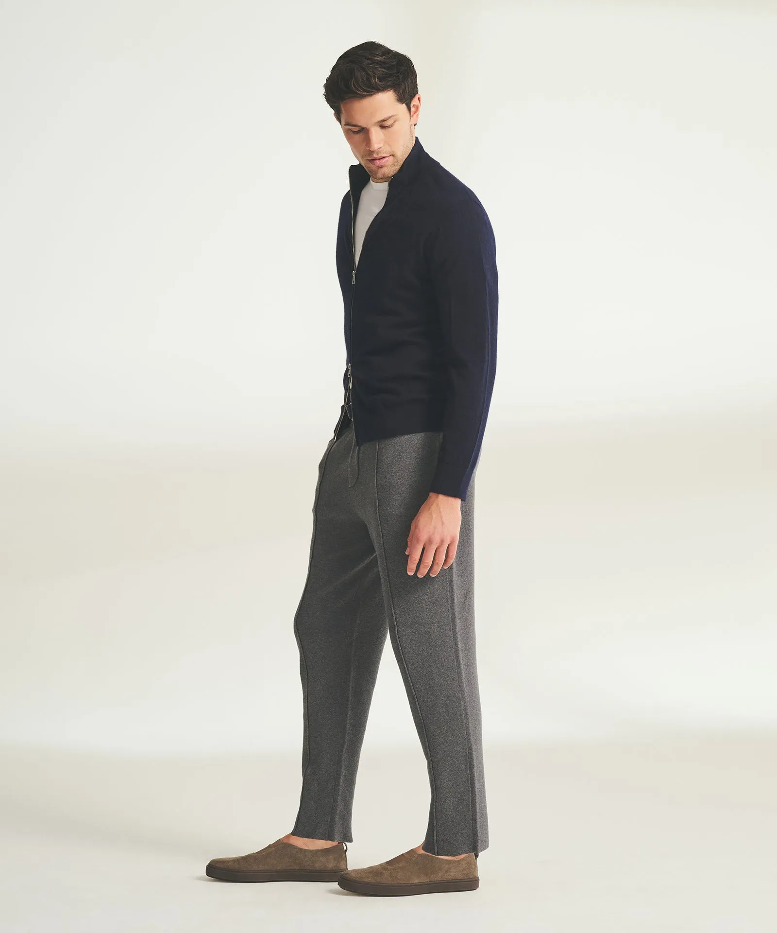 Cotton Cashmere Trouser