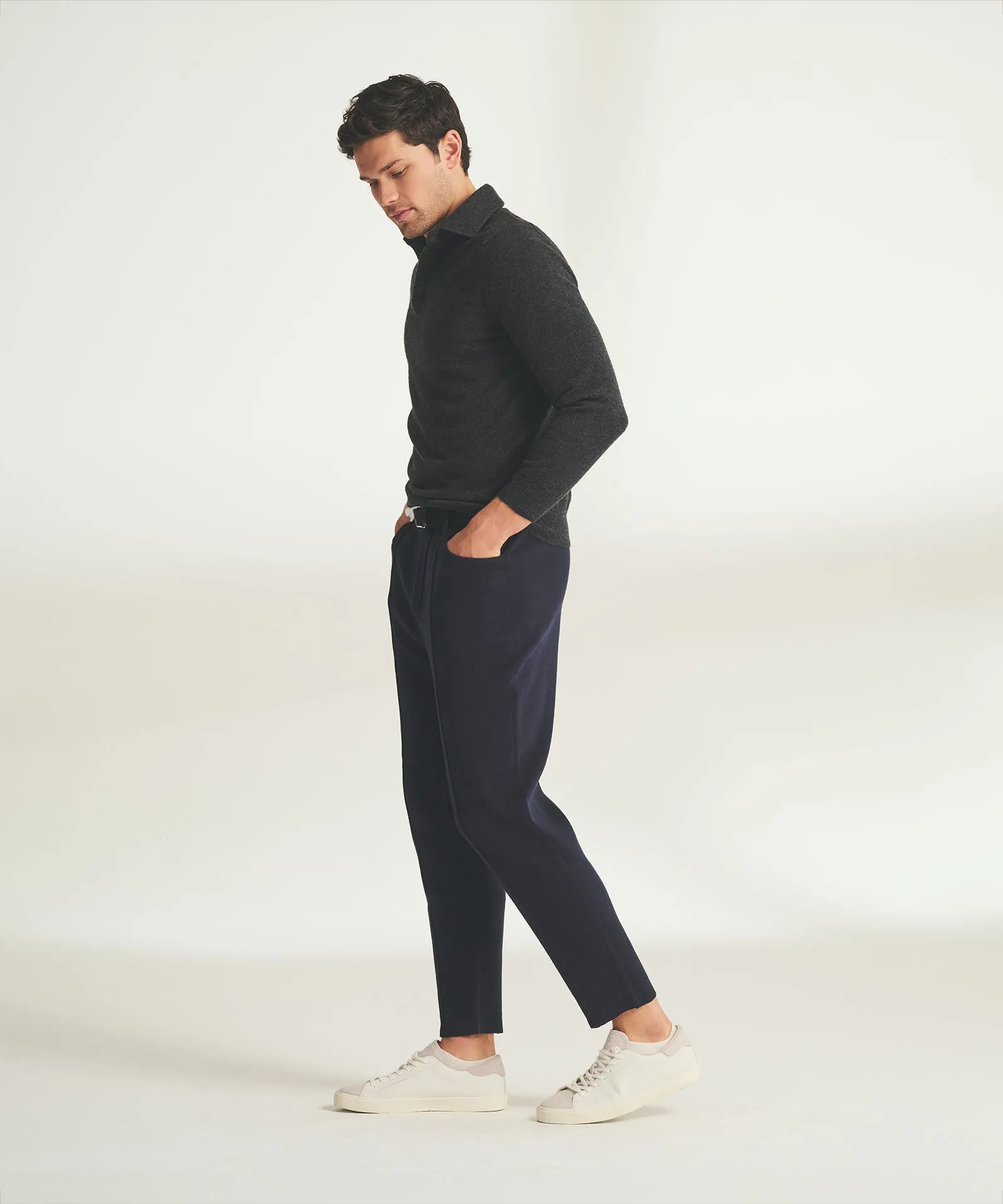Cotton Cashmere Trouser