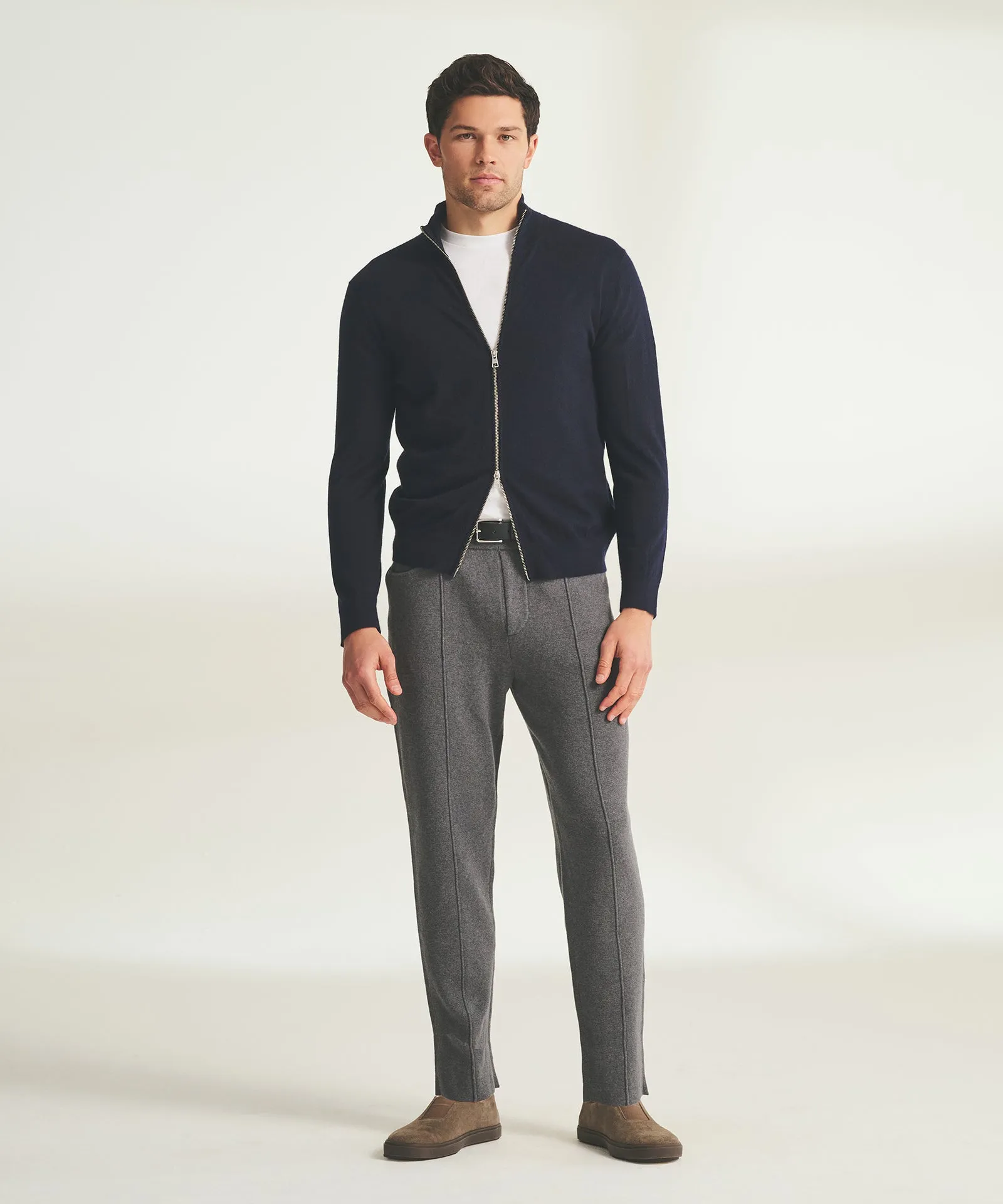 Cotton Cashmere Trouser