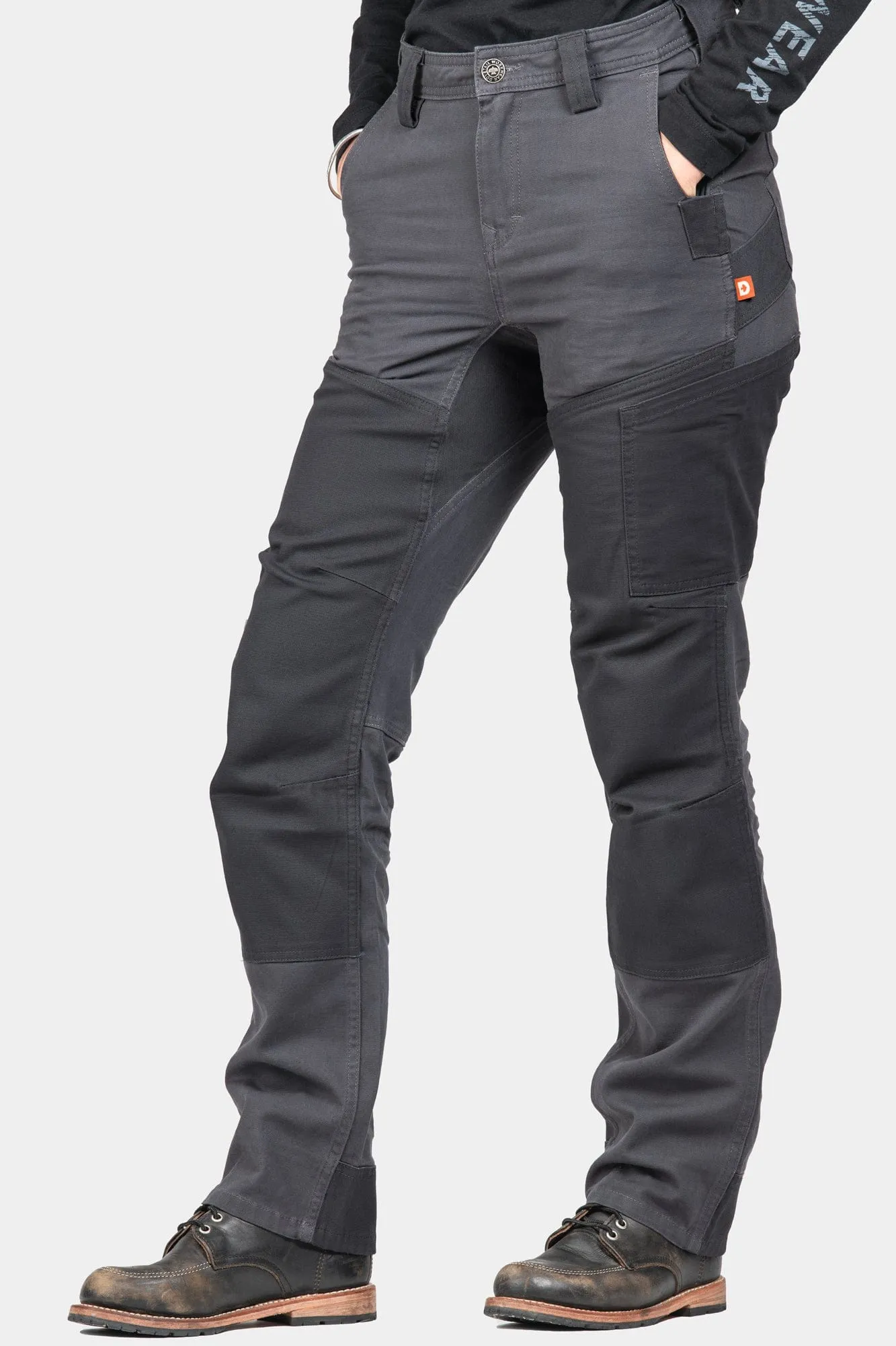 D-Fender Pant in Cement Grey Stretch Canvas