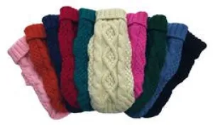 Dallas Dogs Cable Knit Sweaters for dogs