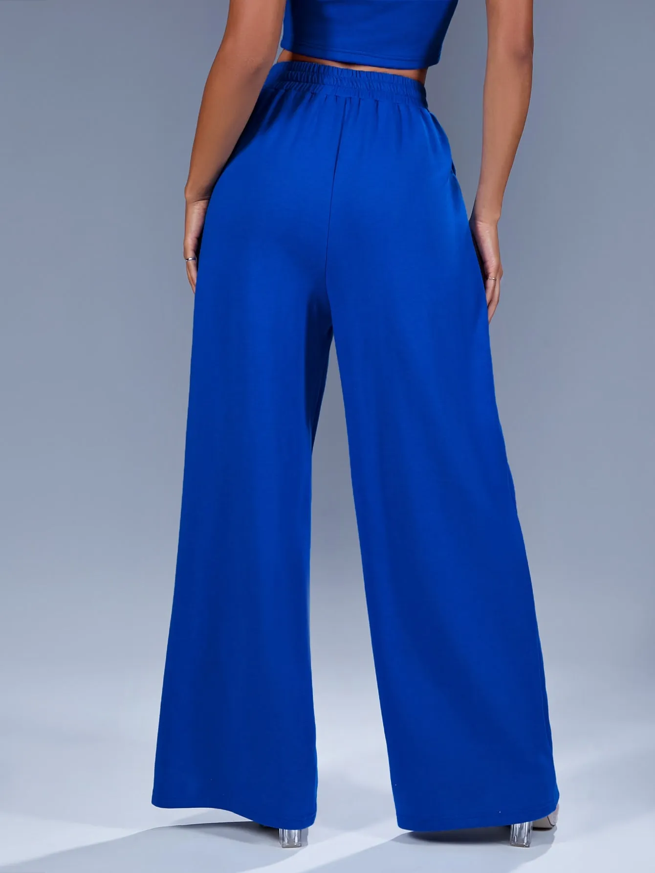 Elegant Plain Natural Long Women Pants