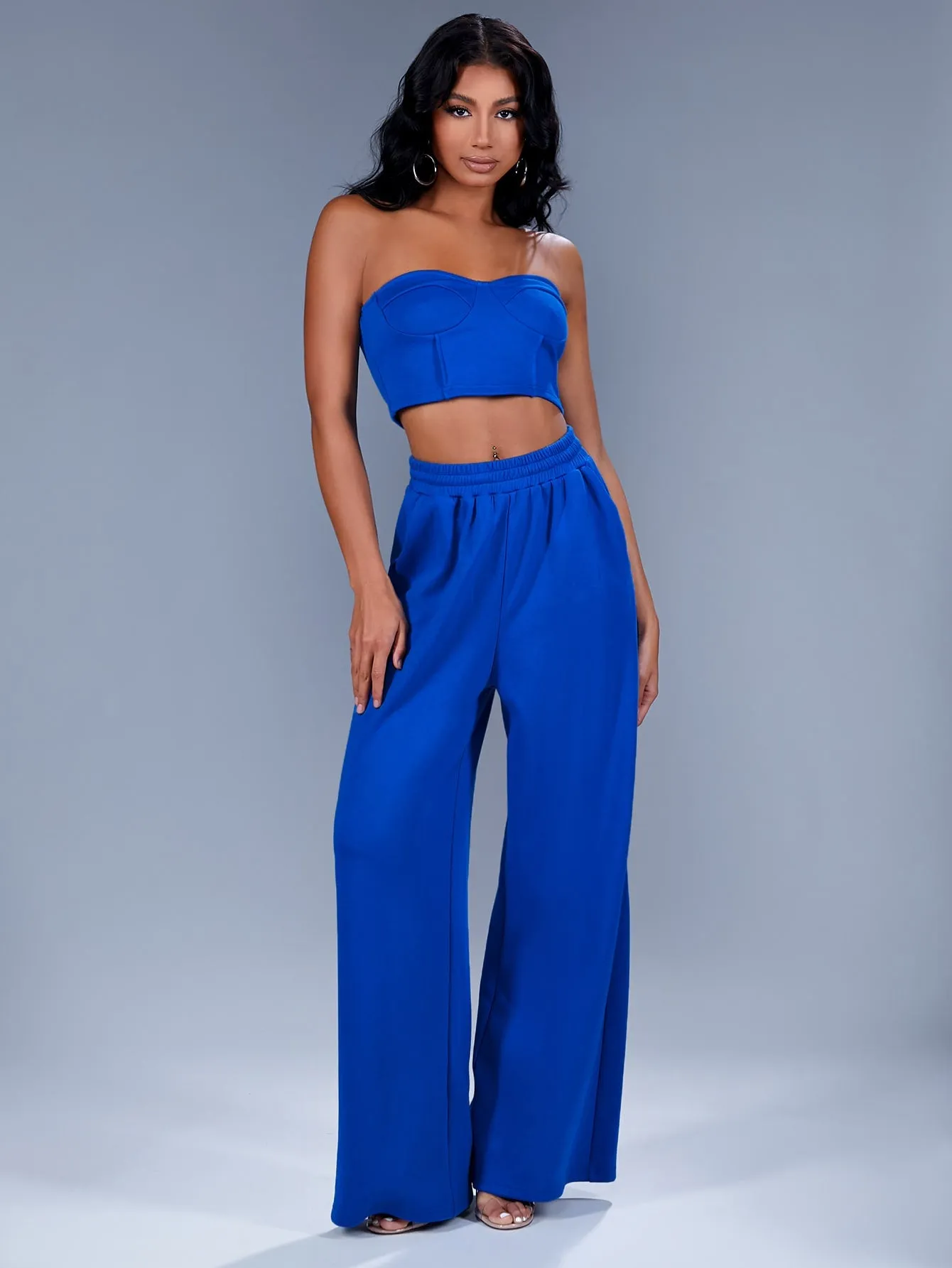 Elegant Plain Natural Long Women Pants