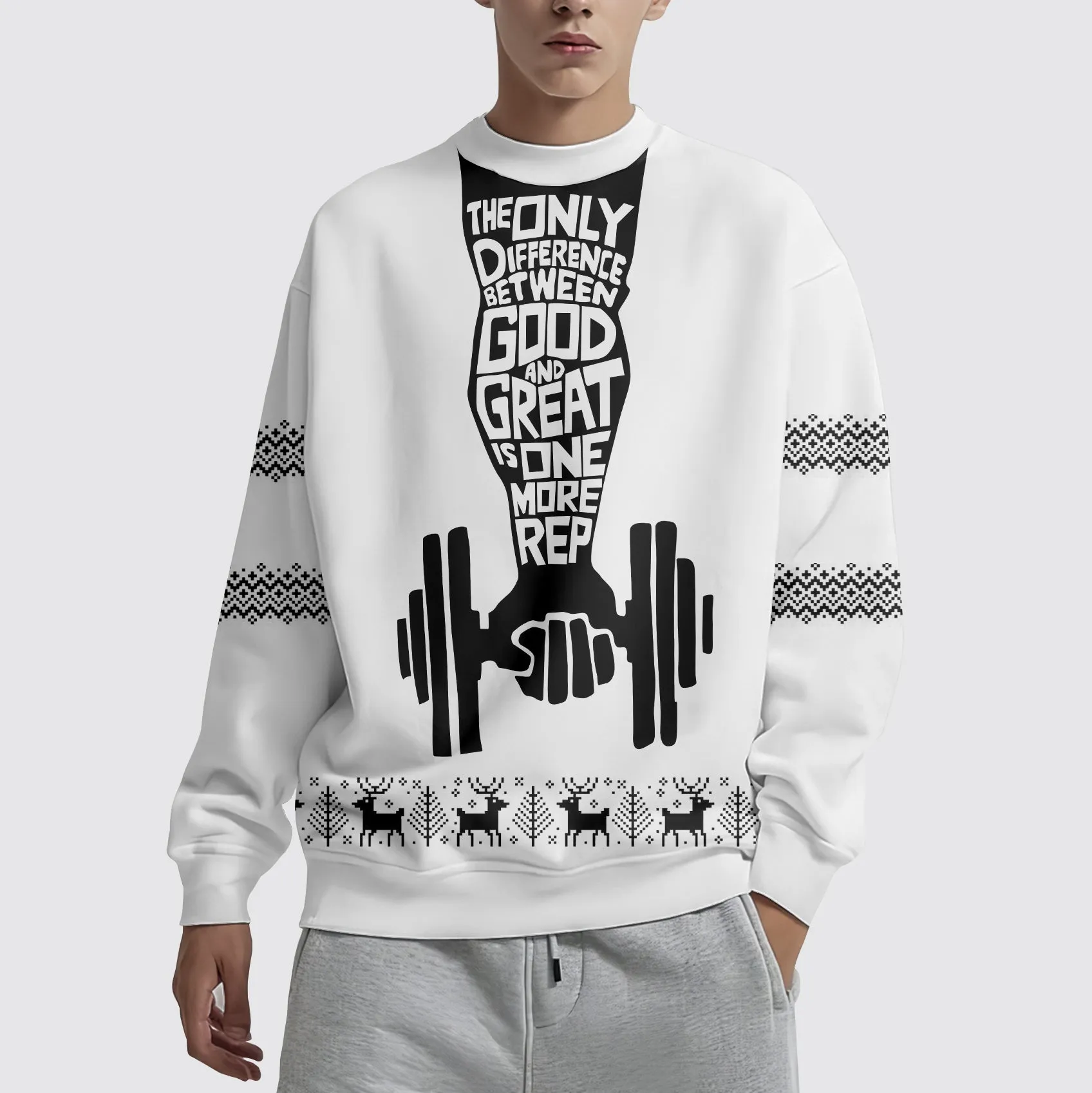 FitFlex Ugly Sweaters: Warm Gear, Strong Moves!- AA03561