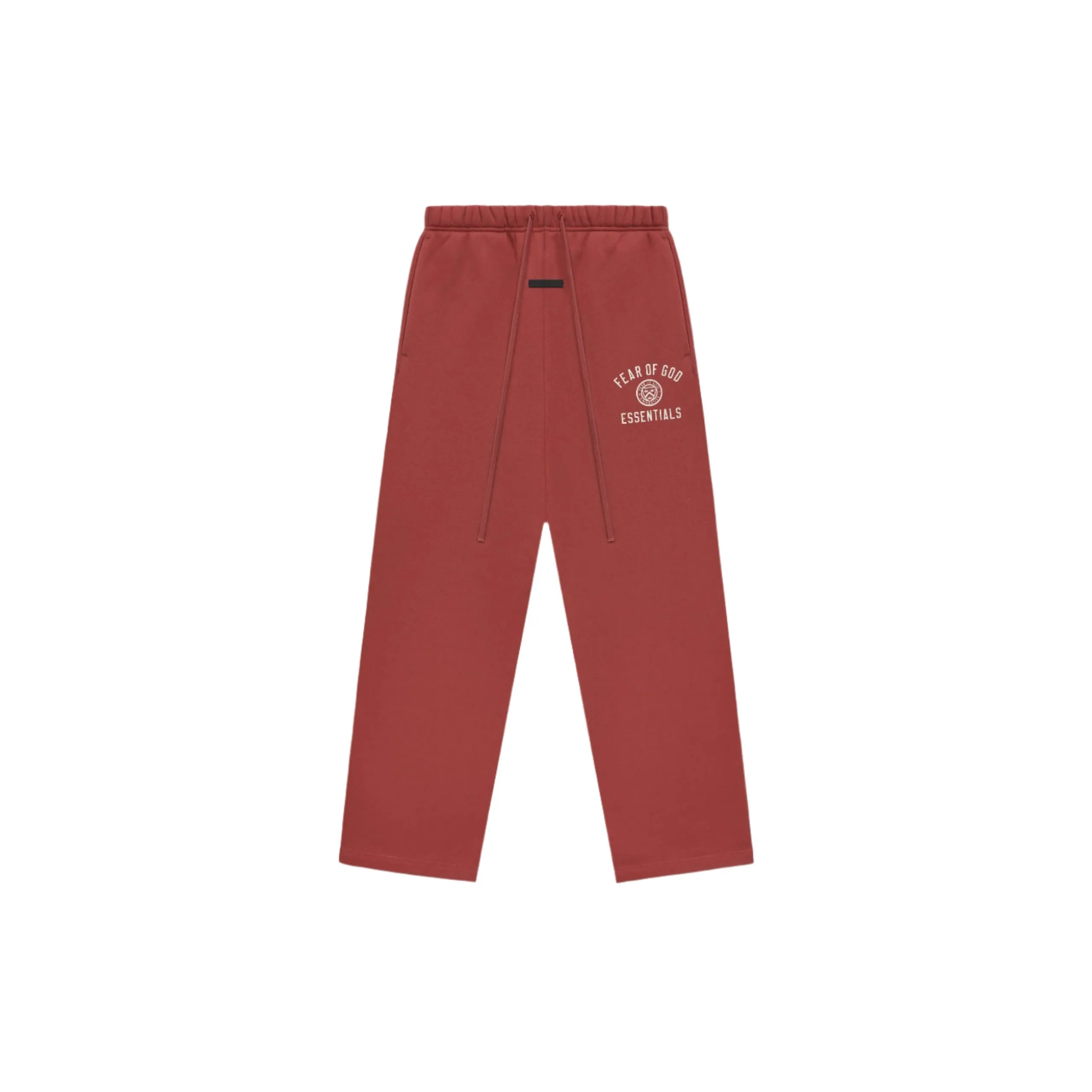 Fleece Relaxed Sweatpants (Crimson)