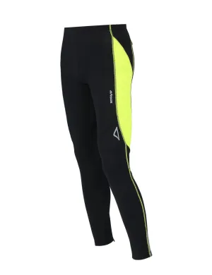 Herren Laufhose Lang Pro Air Schwarz-Neon Setprodukt