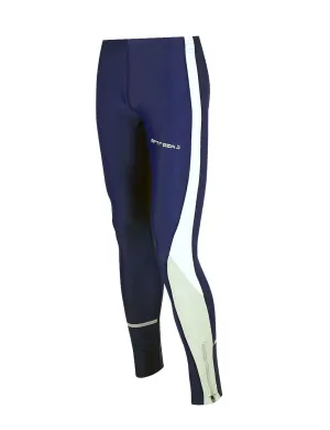 Herren Thermo Laufhose Tight Lang Navy