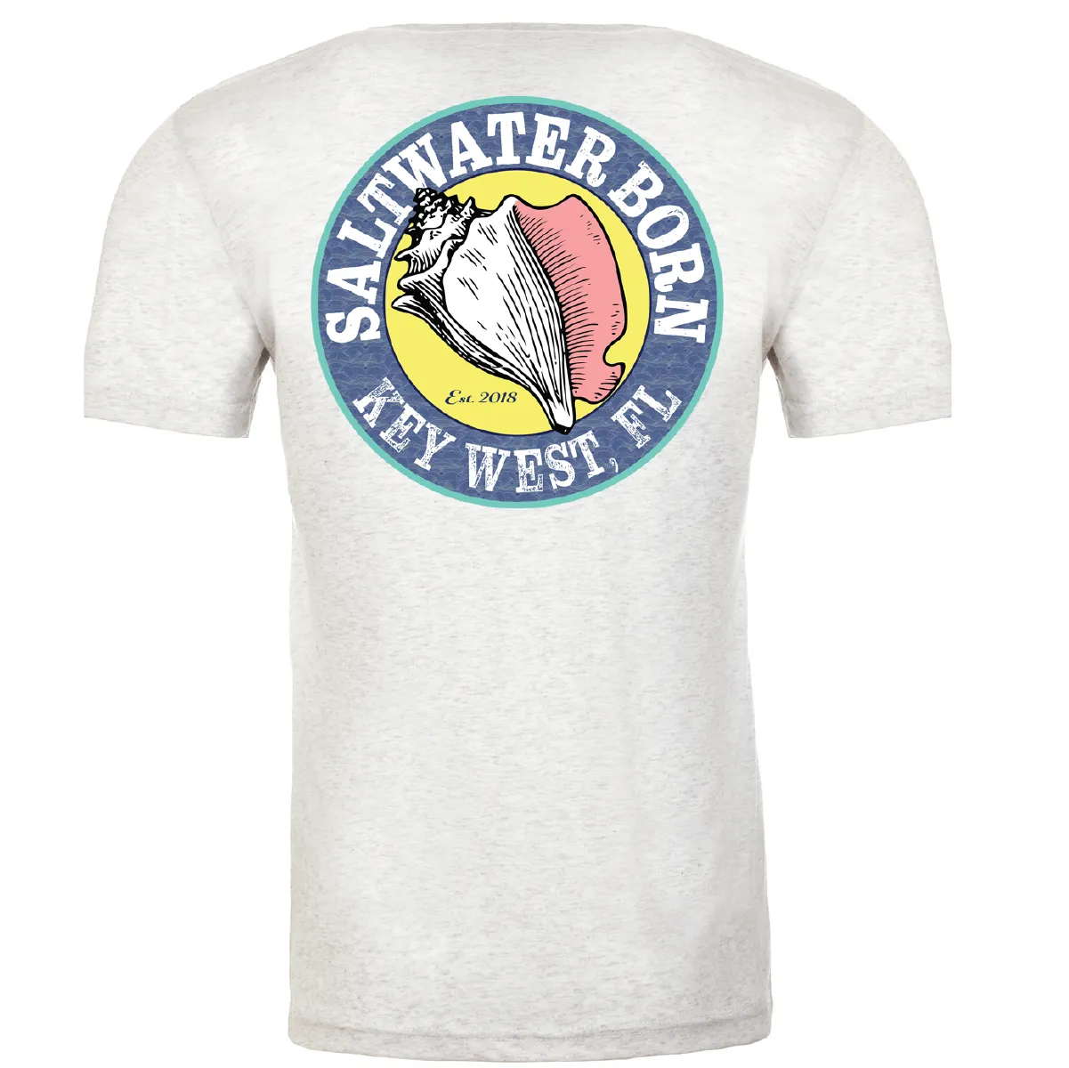 Key West, FL Orange and Blue Soft Tee
