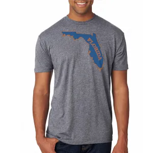 Key West, FL Orange and Blue Soft Tee