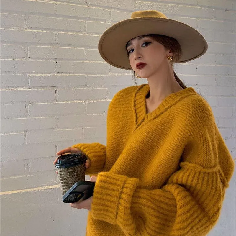 Knit Sweaters For Women's Outer Wear
