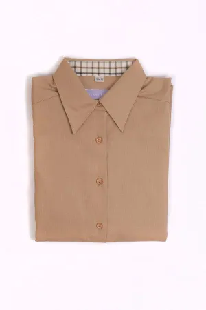 Long Sleeved Twill Blouse