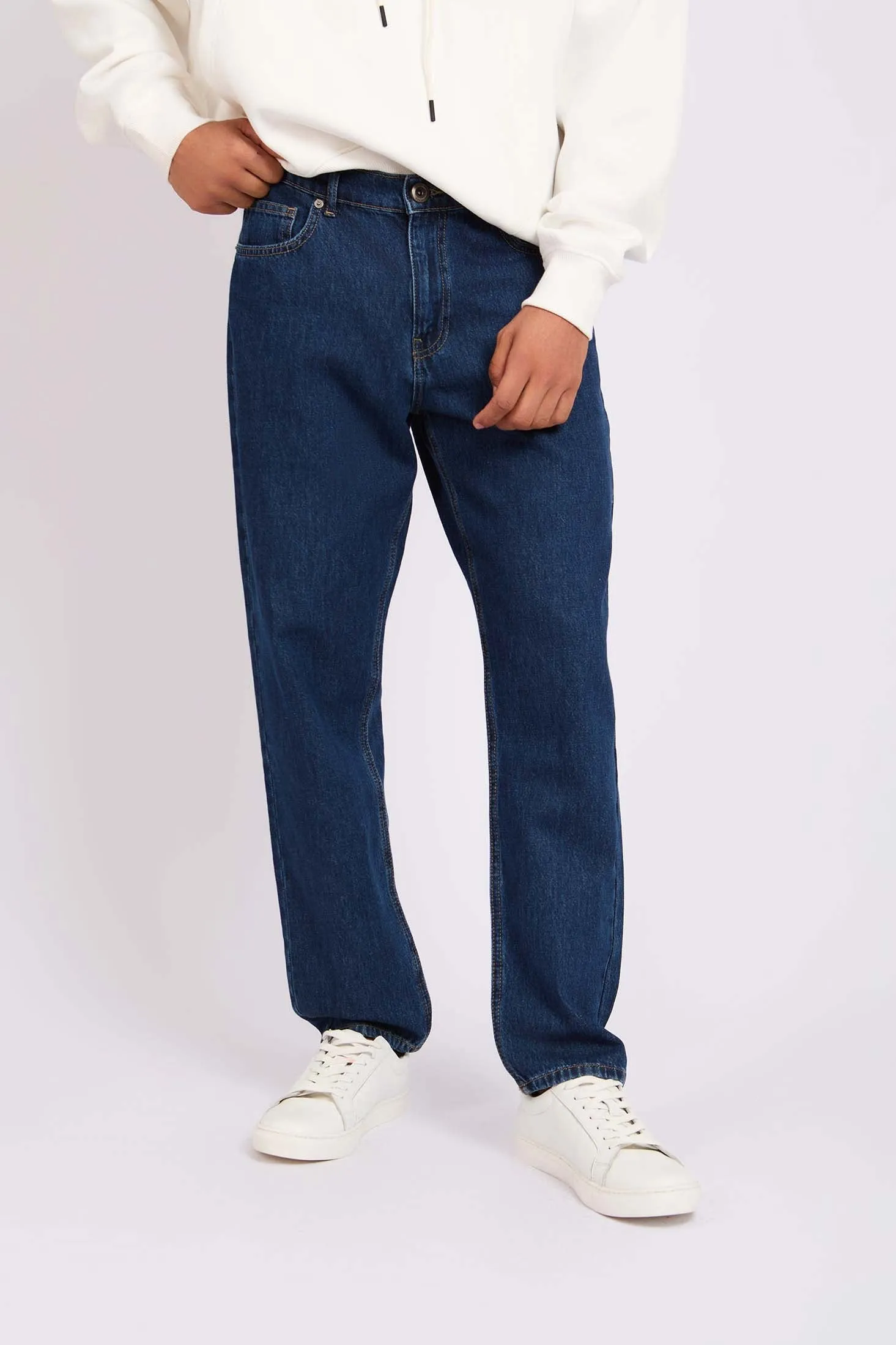 Men Denim Pant  Relaxed Fit Blue