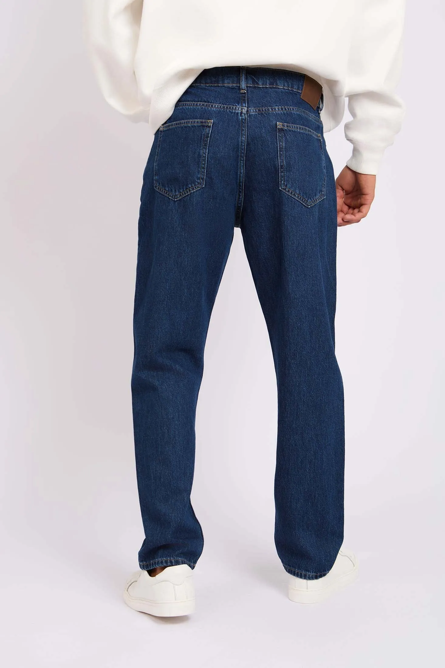 Men Denim Pant  Relaxed Fit Blue