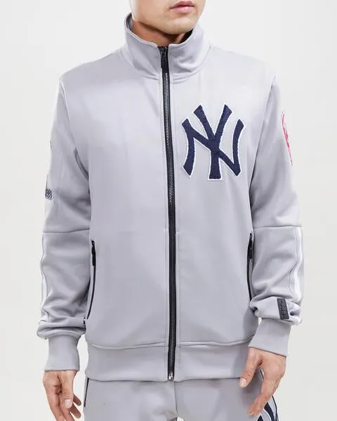 MLB NEW YORK YANKEES CLASSIC MEN'S TRACK JACKET (GRAY)