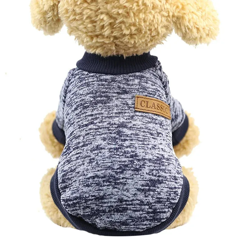 pawstrip Warm Dog Clothes Puppy Jacket Coat Cat Clothes Dog Sweater Winter Dog Coat Clothing For Small Dogs Chihuahua XS-2XL