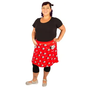 Puppy Love Short Skirt With Pockets