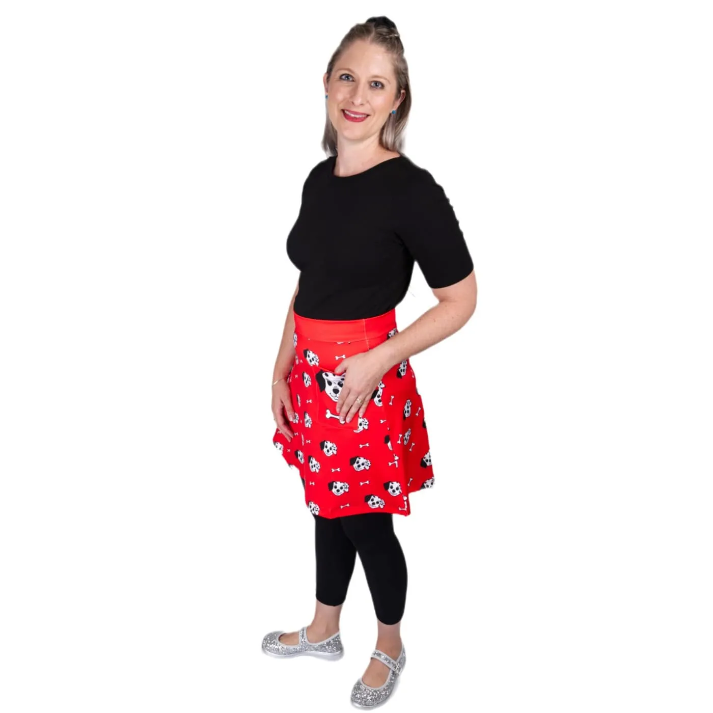 Puppy Love Short Skirt With Pockets