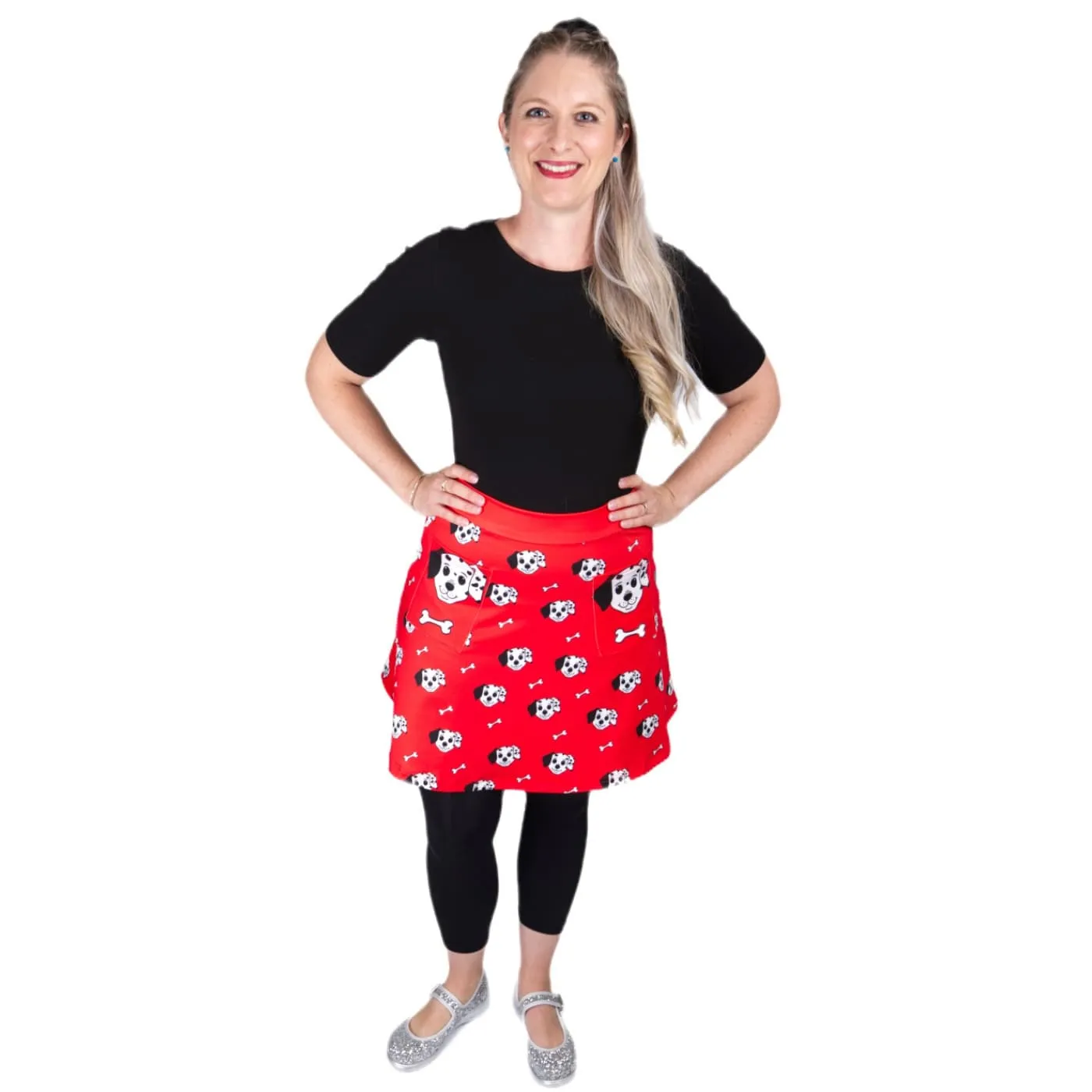 Puppy Love Short Skirt With Pockets