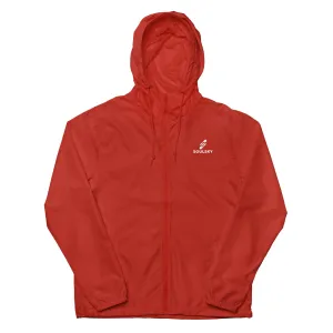 RED Unisex Zip Up Windbreaker