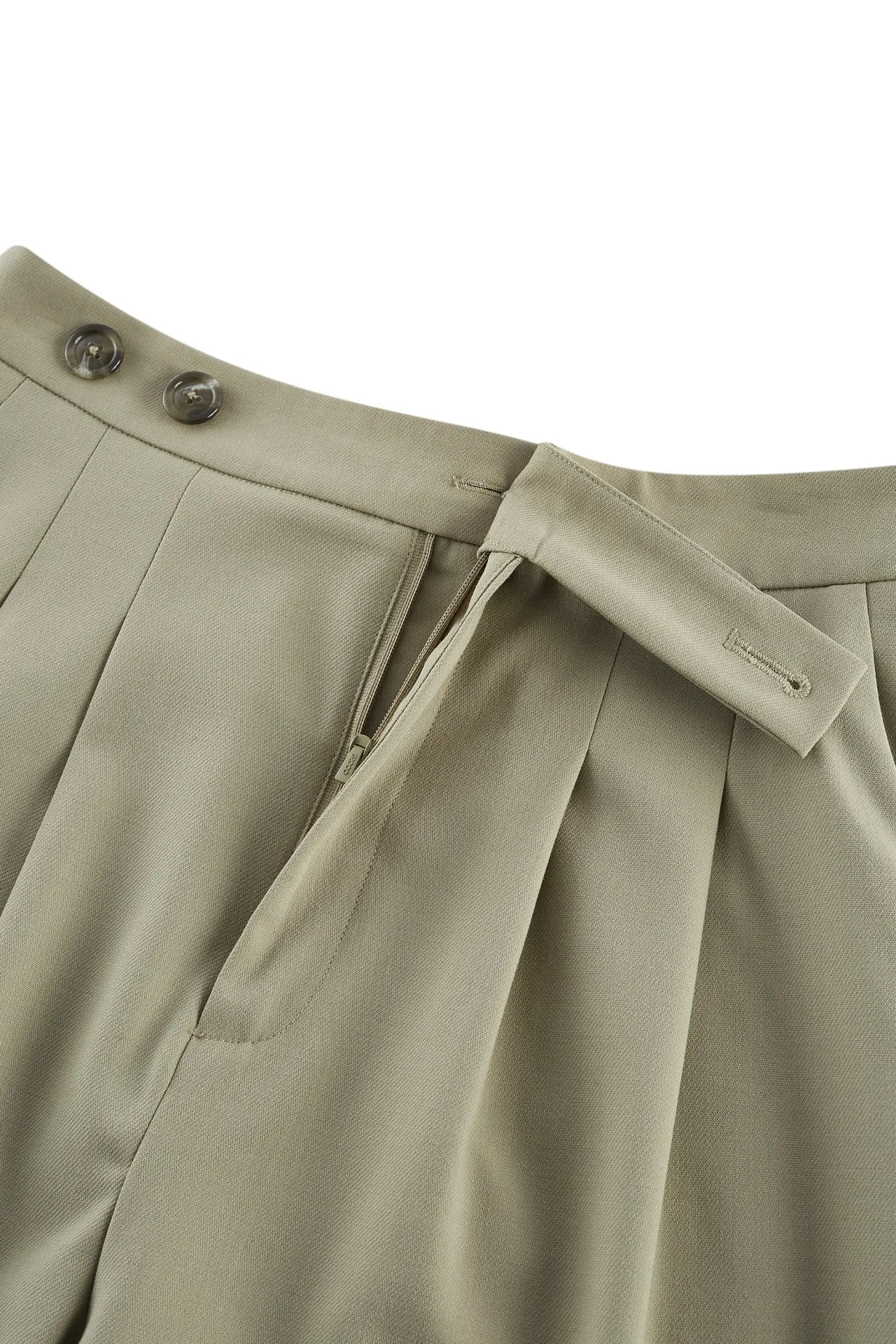 Relaxed Straight Leg Casual Pants