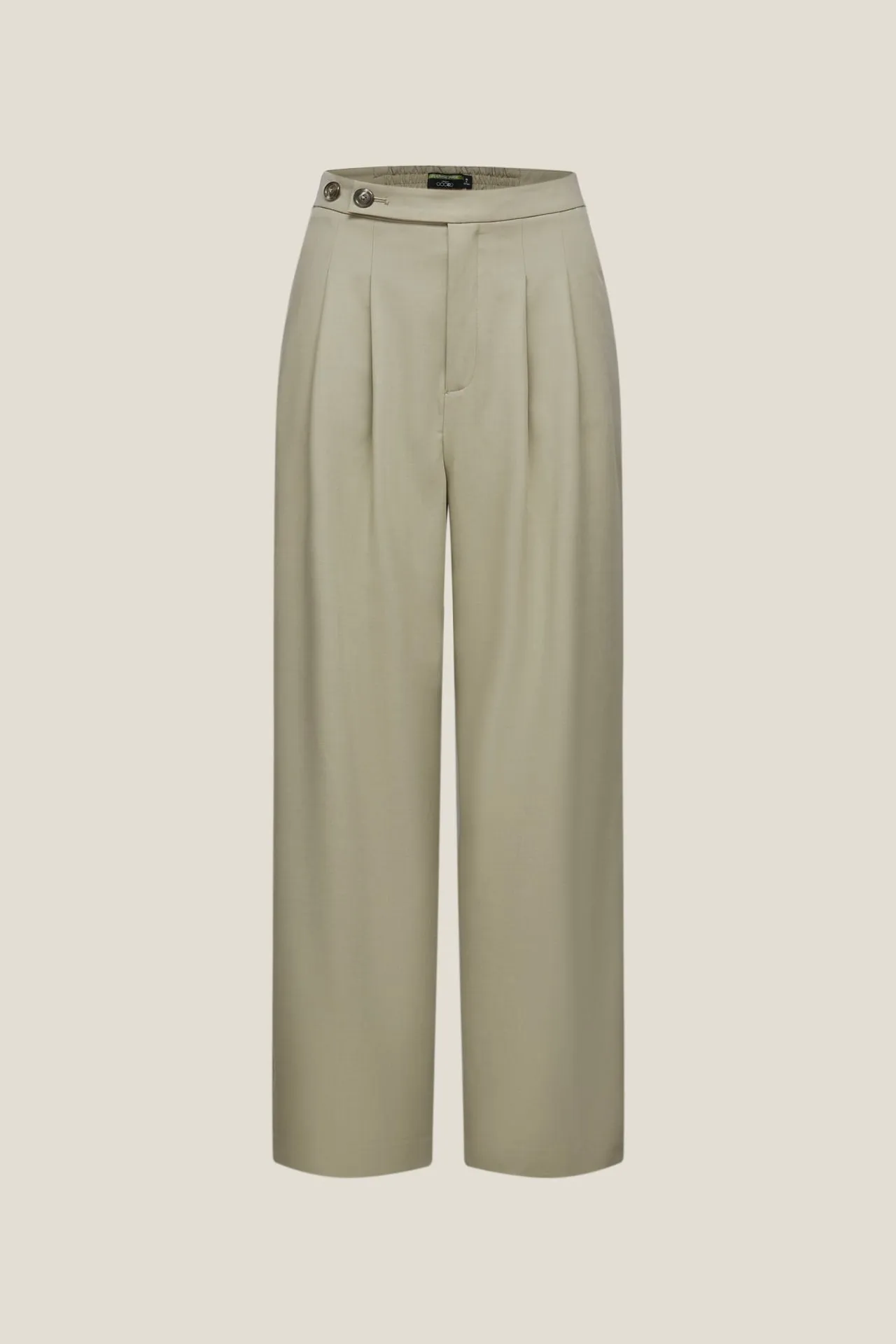 Relaxed Straight Leg Casual Pants