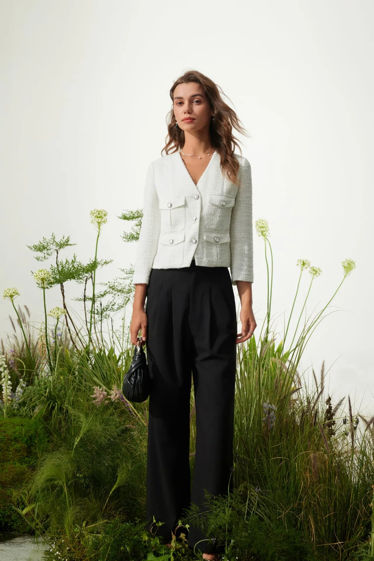 Relaxed Straight Leg Casual Pants
