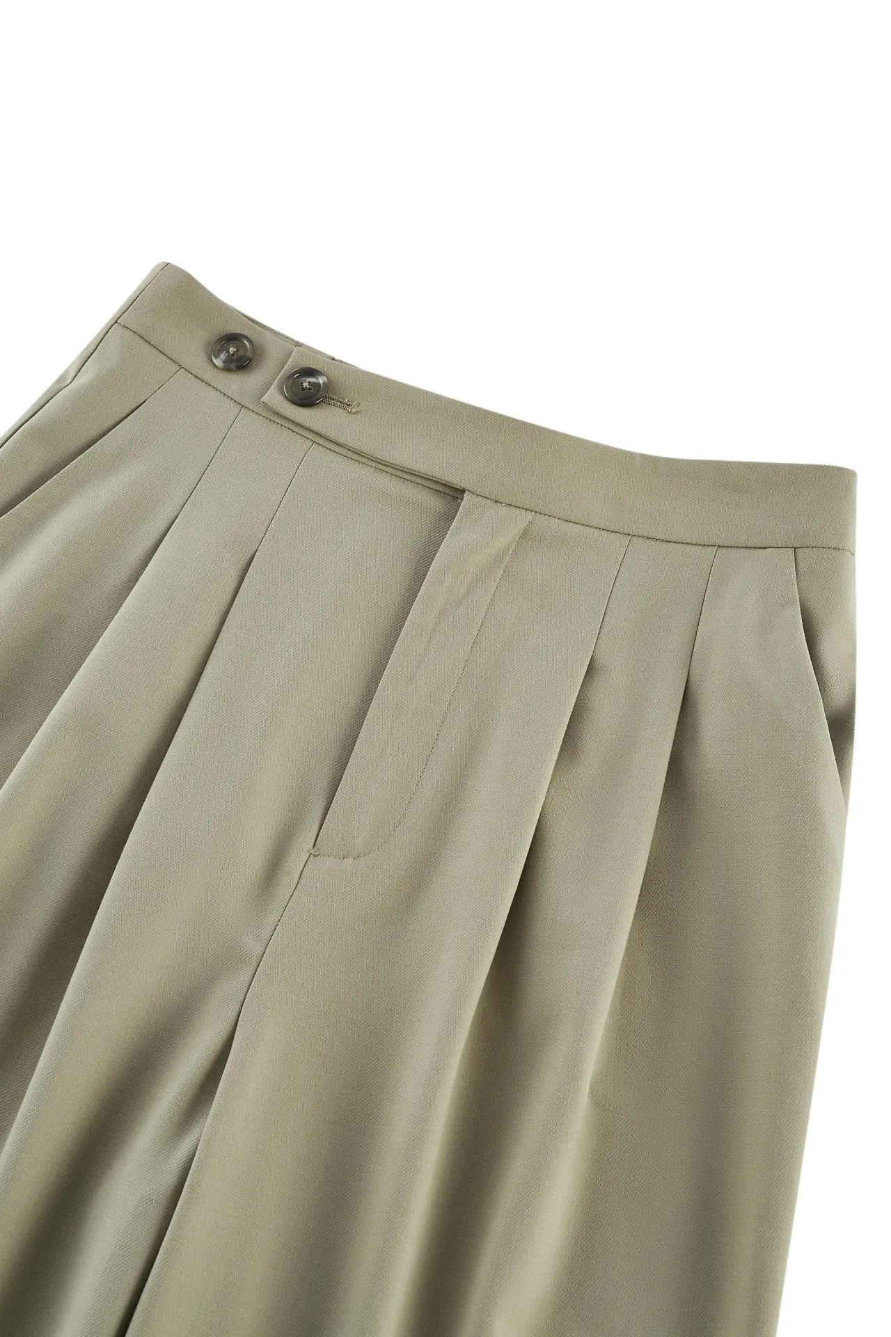 Relaxed Straight Leg Casual Pants