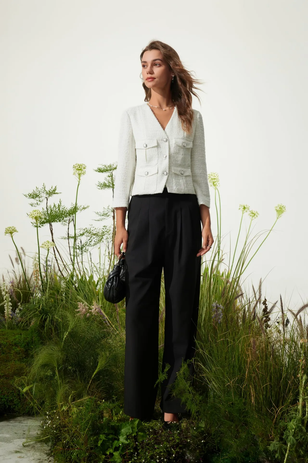 Relaxed Straight Leg Casual Pants