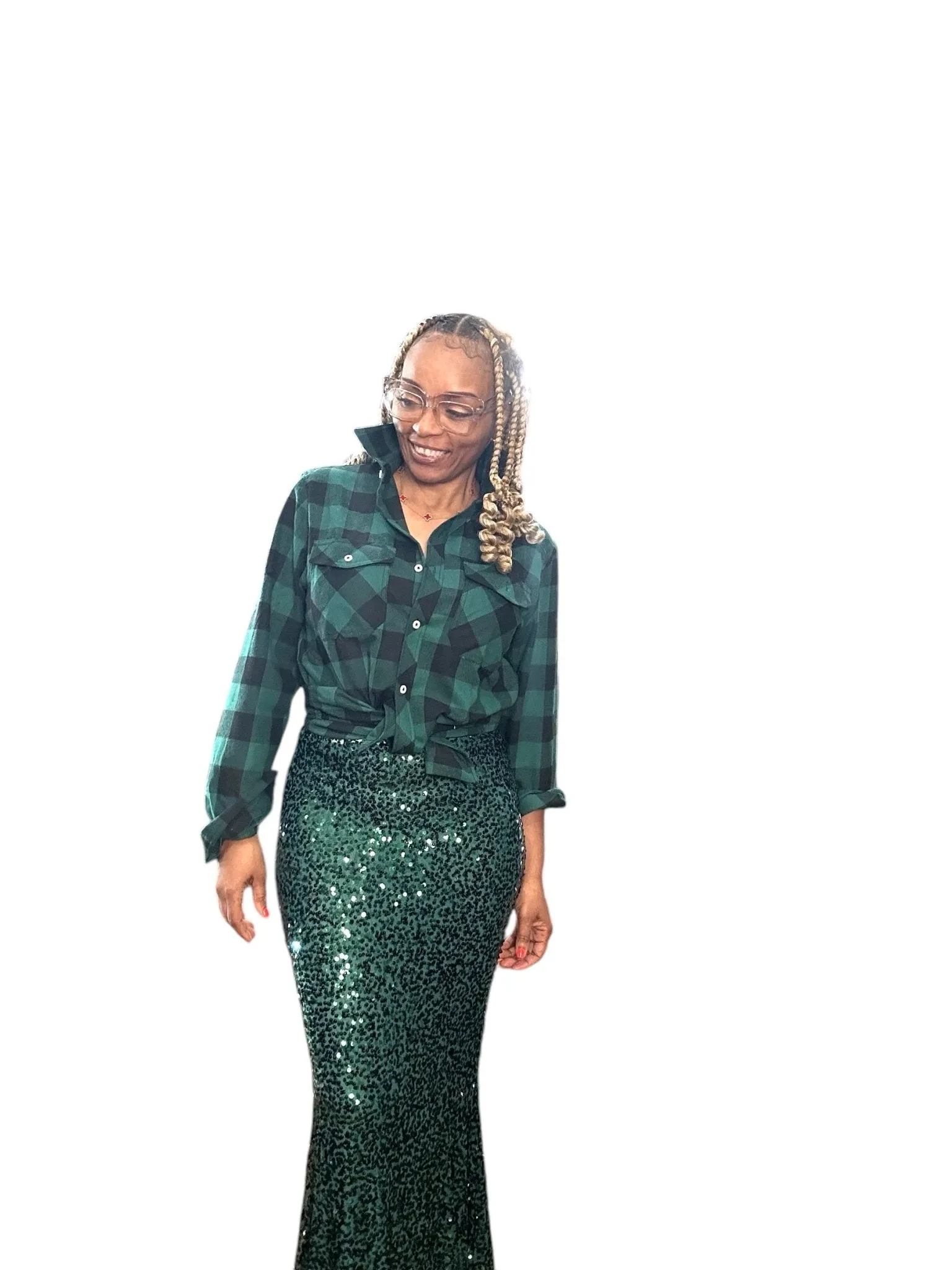 Sequin Long Skirt