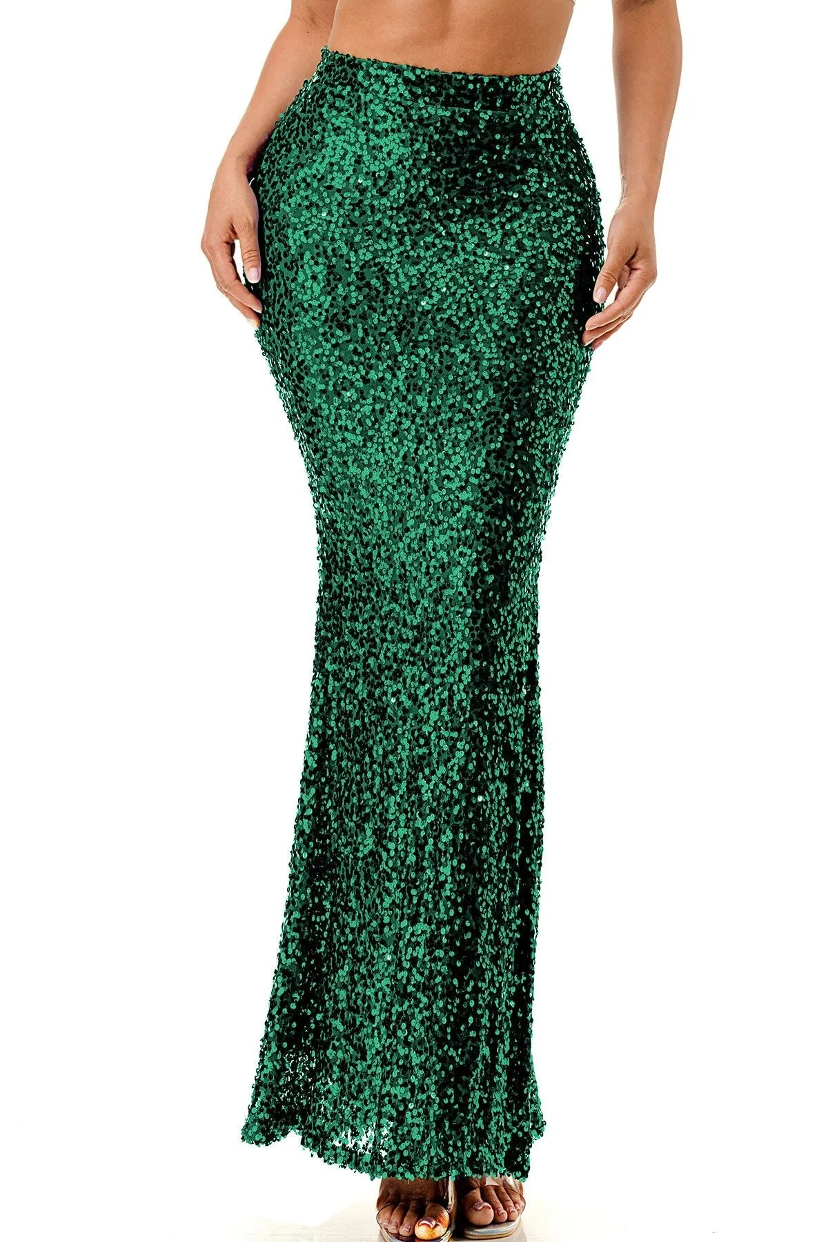 Sequin Long Skirt