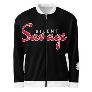 Silent Savage Brand - Varsity bomber jacket (blk)