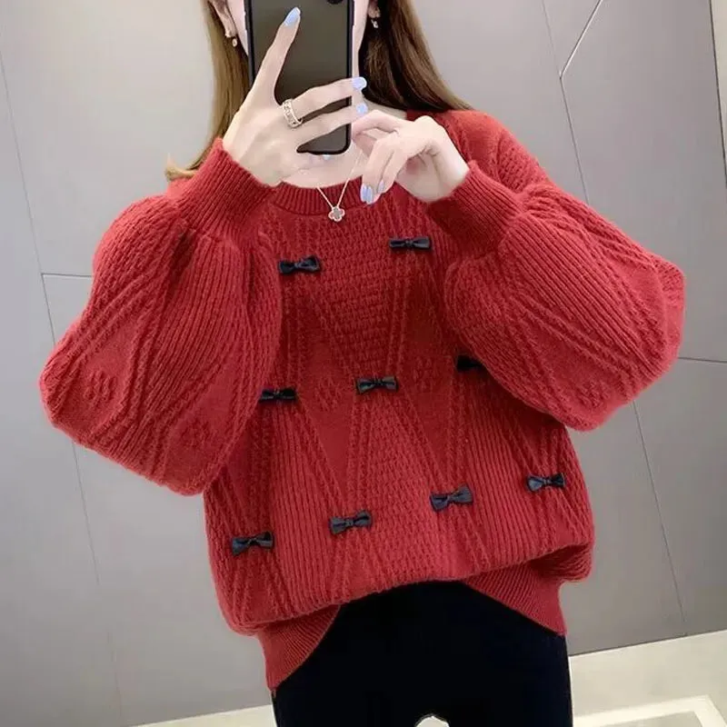 Stylish Lantern Sleeve Design Sweaters For Women - Ailime Designs