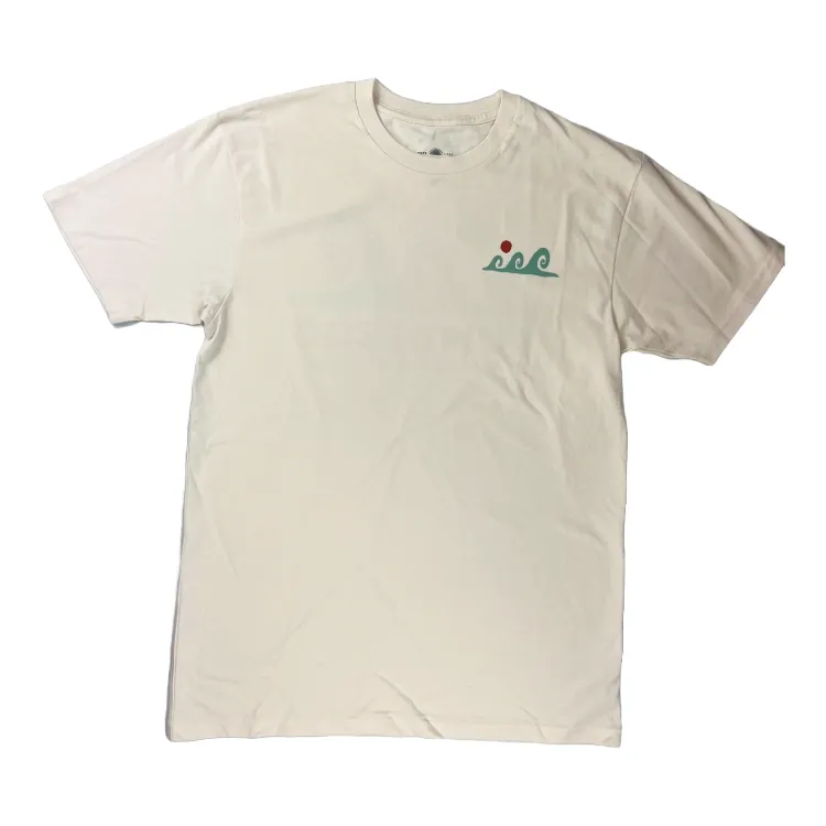 SunDiego TRES WAVES T-Shirt - Vintage White