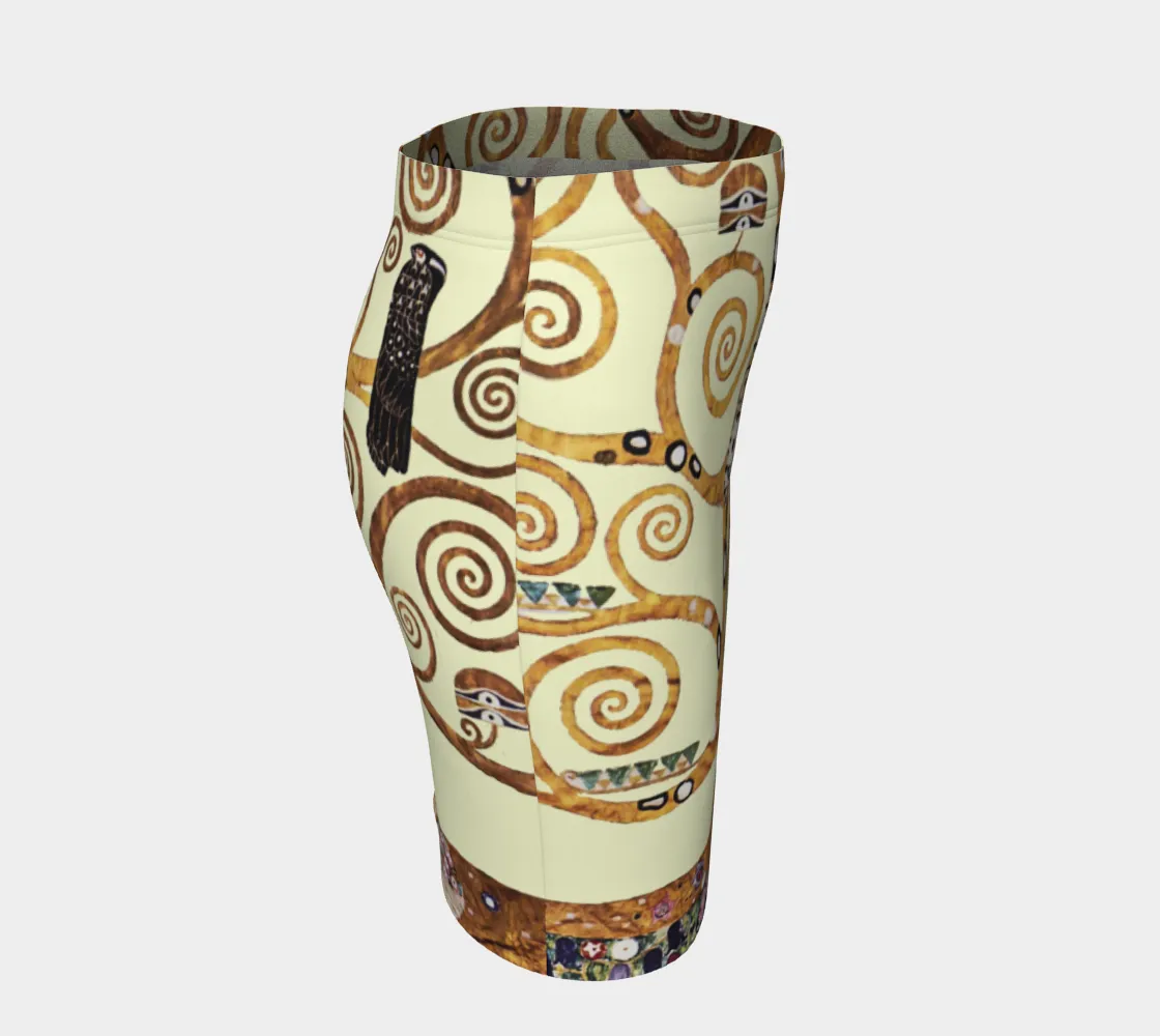 Tree of Life Klimt Fitted Skirt