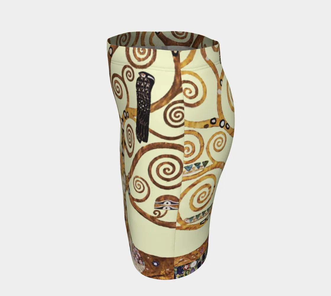 Tree of Life Klimt Fitted Skirt