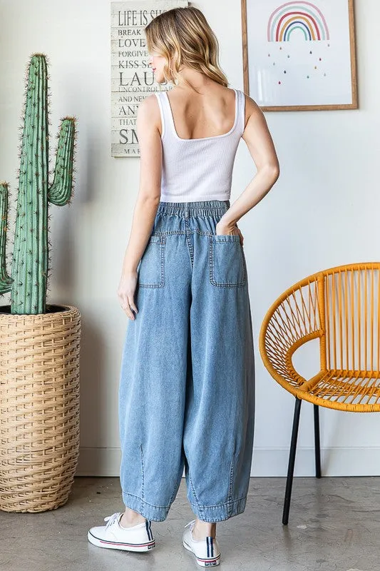 Washed Baggy Pants