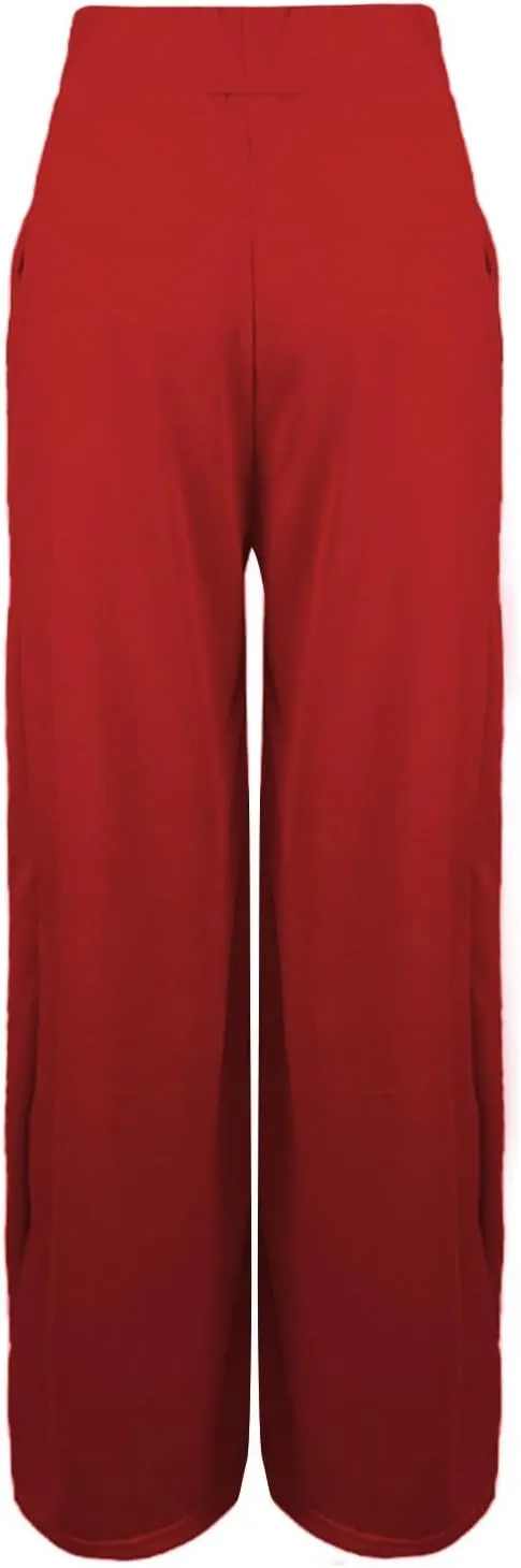 Wide Leg Yoga Pants for Women | Casual Loose Cozy Sweatpants High Waisted Lounge Flowy Pants with Pockets