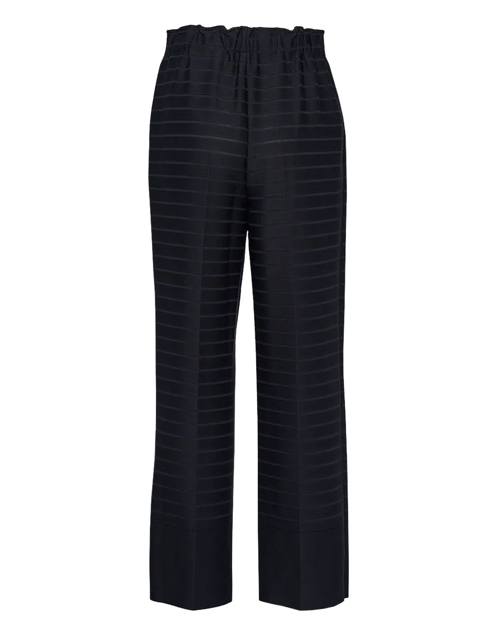 Wide Stripe Knit Pants