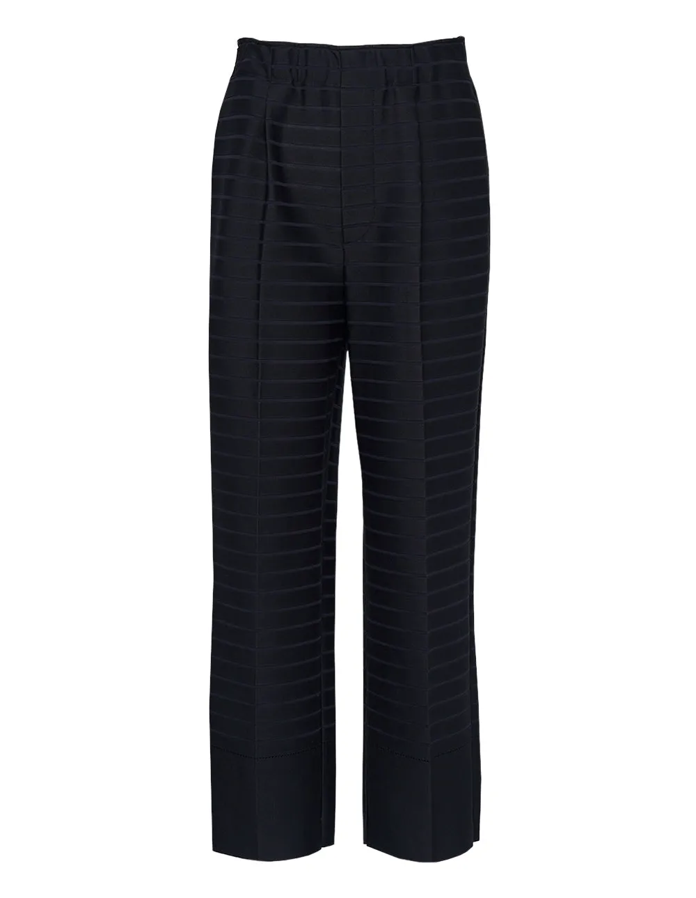 Wide Stripe Knit Pants